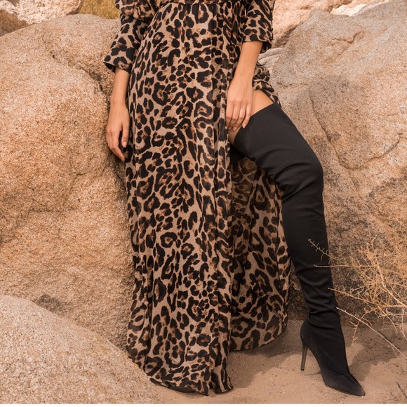 Vicky over the knee boots black - Picture 3 of 6